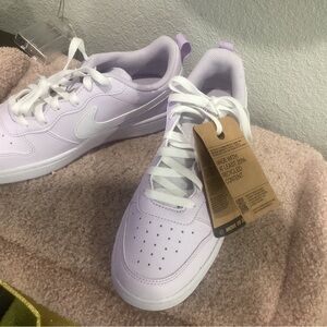 Nike Court  Borough Women's Athletic Shoes - Light Orchid and White NEVER WORN!